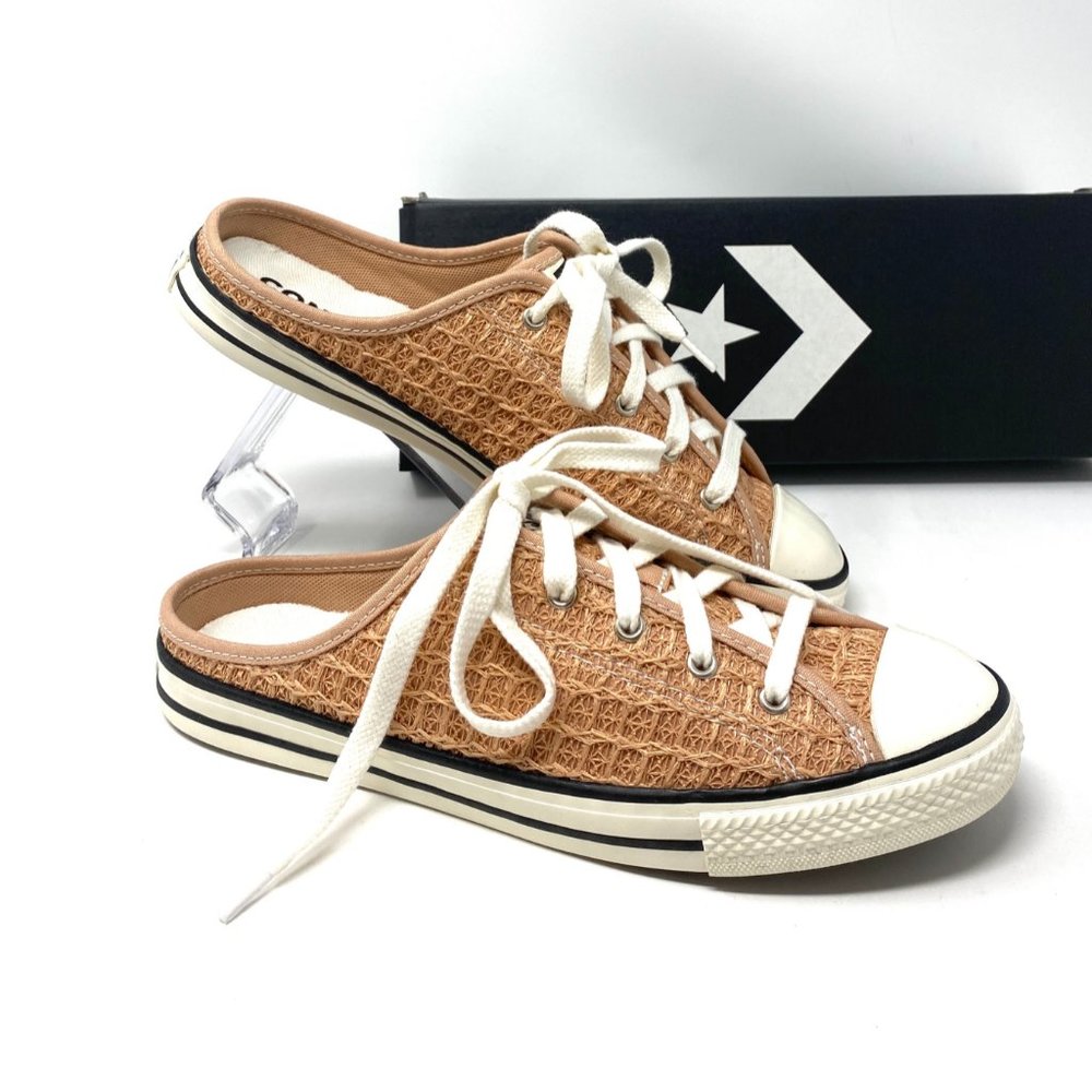 Converse Womens Size 571899C CTAS Dainty Mule Slip Vachetta Beige Canvas Sneaker - Picture 10 of 12